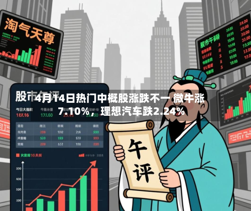 4月14日热门中概股涨跌不一 微牛涨7.10%	，理想汽车跌2.24%-第2张图片