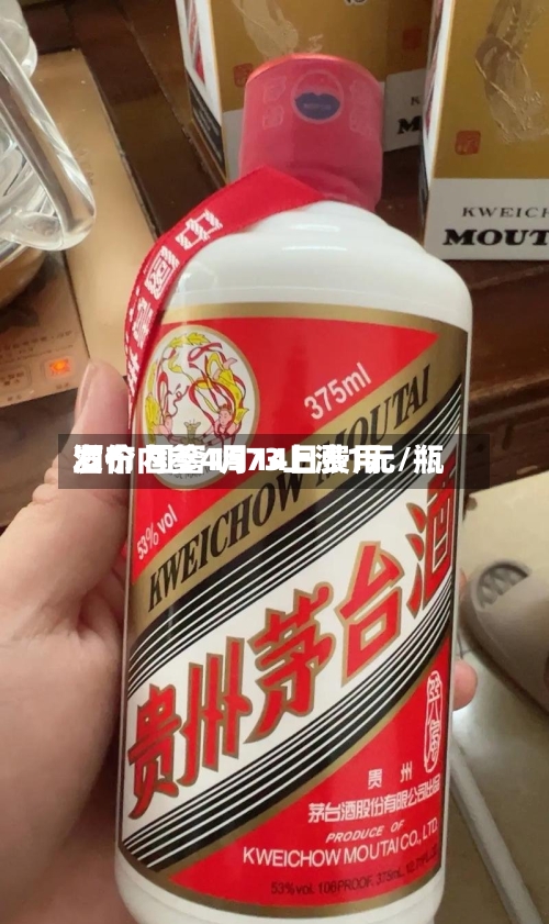 酒价内参4月14日费用发布 国窖1573上涨1元/瓶-第2张图片