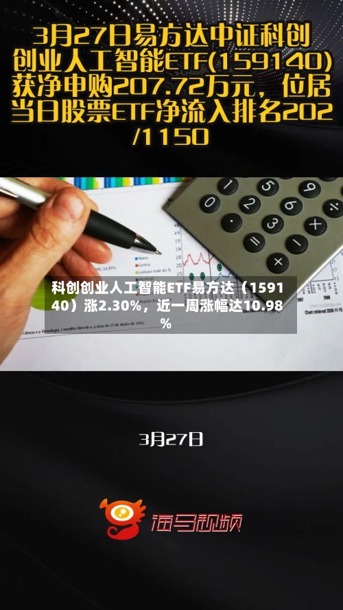 科创创业人工智能ETF易方达（159140）涨2.30%，近一周涨幅达10.98%-第1张图片