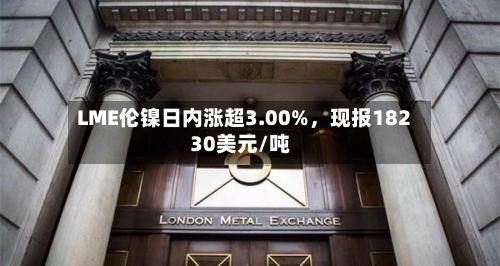 LME伦镍日内涨超3.00%	，现报18230美元/吨-第1张图片