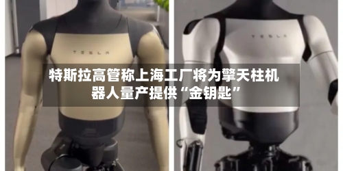 特斯拉高管称上海工厂将为擎天柱机器人量产提供“金钥匙	”-第2张图片