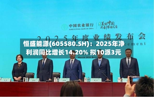恒盛能源(605580.SH)：2025年净利润同比增长14.20% 拟10派3元-第1张图片