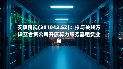 安联锐视(301042.SZ)：拟与关联方设立合资公司开展算力服务器租赁业务-第1张图片