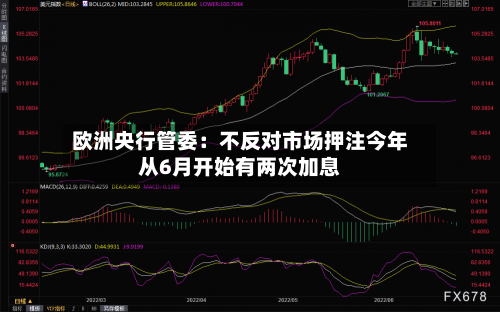 欧洲央行管委：不反对市场押注今年从6月开始有两次加息-第1张图片