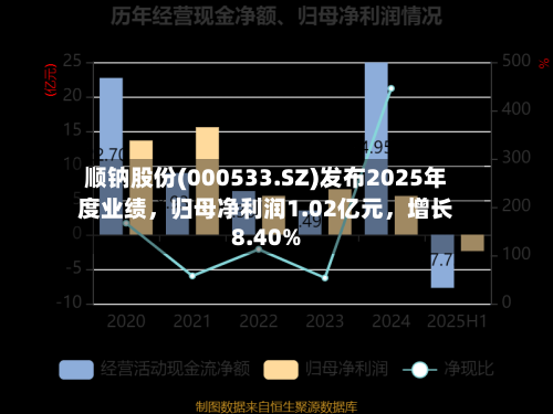 顺钠股份(000533.SZ)发布2025年度业绩，归母净利润1.02亿元	，增长8.40%-第1张图片