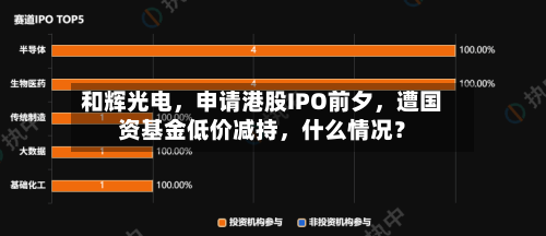 和辉光电，申请港股IPO前夕	，遭国资基金低价减持，什么情况？-第2张图片
