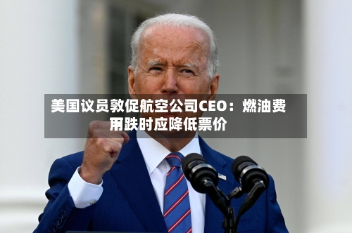 美国议员敦促航空公司CEO：燃油费用下跌时应降低票价-第1张图片