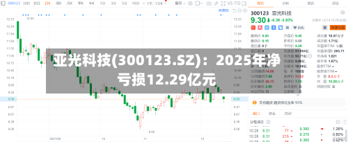 亚光科技(300123.SZ)：2025年净亏损12.29亿元