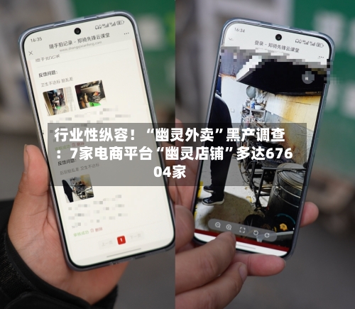 行业性纵容！“幽灵外卖	”黑产调查：7家电商平台“幽灵店铺”多达67604家-第2张图片