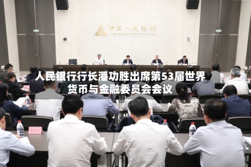 人民银行行长潘功胜出席第53届世界货币与金融委员会会议