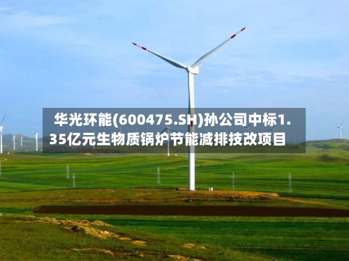 华光环能(600475.SH)孙公司中标1.35亿元生物质锅炉节能减排技改项目