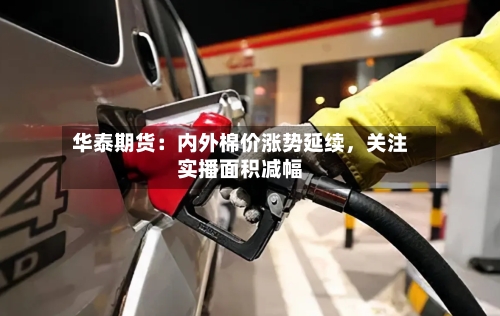 华泰期货：内外棉价涨势延续，关注实播面积减幅