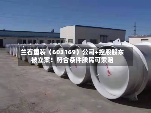 兰石重装（603169）公司+控股股东被立案！符合条件股民可索赔-第3张图片