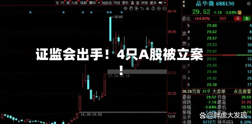 证监会出手！4只A股被立案！