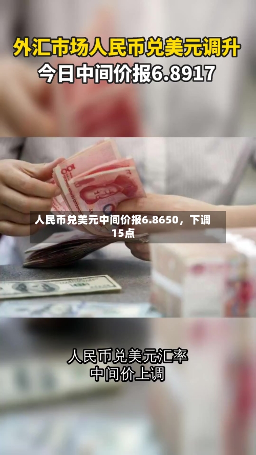 人民币兑美元中间价报6.8650，下调15点-第2张图片