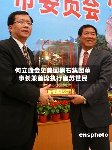 何立峰会见美国黑石集团董事长兼首席执行官苏世民-第2张图片