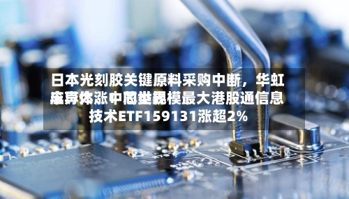 日本光刻胶关键原料采购中断，华虹半导体、中芯世界应声大涨！同类规模最大港股通信息技术ETF159131涨超2%