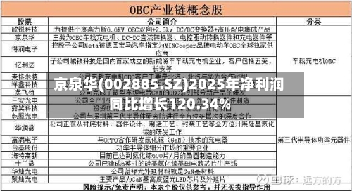 京泉华(002885.SZ)2025年净利润同比增长120.34%