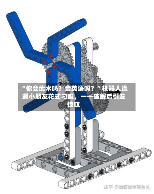 “你会武术吗？会英语吗？”机器人遭遇小朋友花式刁难，一一破解后引发惊叹-第3张图片