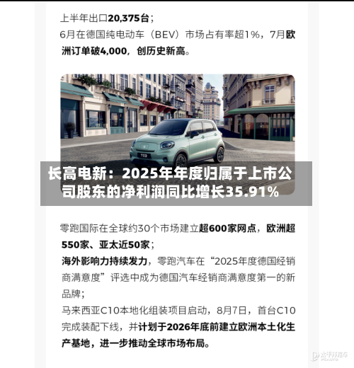 长高电新：2025年年度归属于上市公司股东的净利润同比增长35.91%-第2张图片