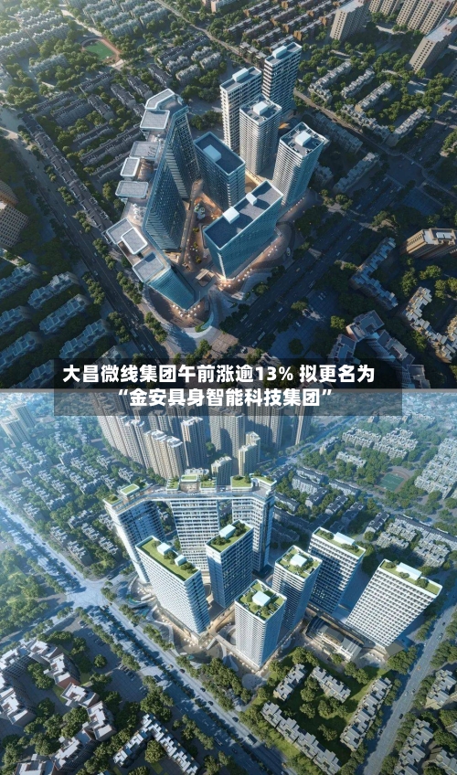大昌微线集团午前涨逾13% 拟更名为“金安具身智能科技集团”