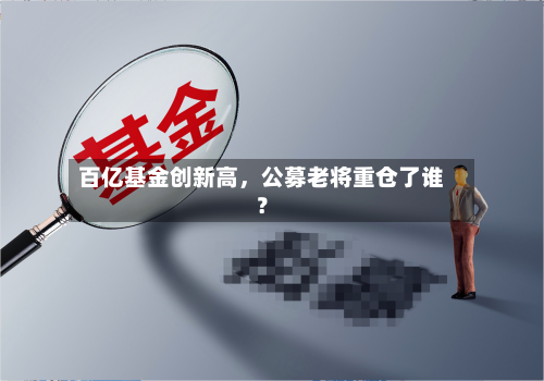 百亿基金创新高，公募老将重仓了谁？-第2张图片