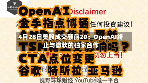 4月28日美股成交额前20：OpenAI终止与微软的独家合作-第3张图片