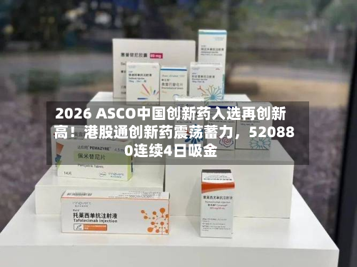 2026 ASCO中国创新药入选再创新高！港股通创新药震荡蓄力，520880连续4日吸金