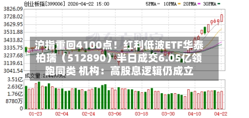 沪指重回4100点！红利低波ETF华泰柏瑞（512890）半日成交6.05亿领跑同类 机构：高股息逻辑仍成立-第1张图片