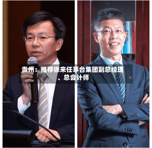 贵州：推荐徐来任茅台集团副总经理、总会计师-第1张图片