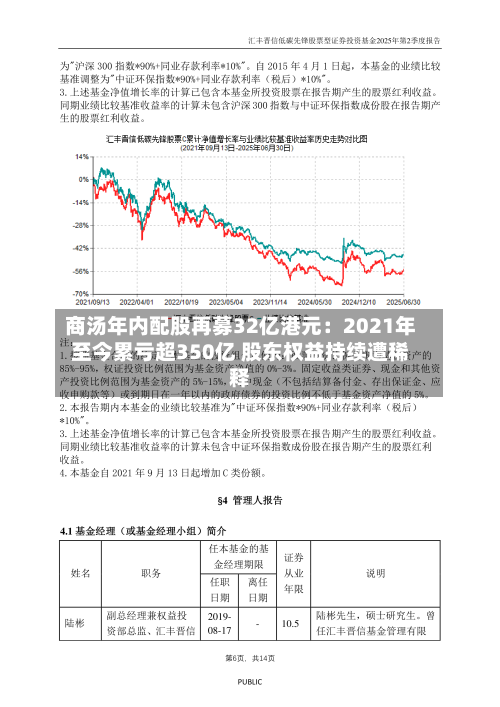 商汤年内配股再募32亿港元：2021年至今累亏超350亿 股东权益持续遭稀释-第3张图片