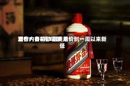 酒价内参5月1日费用发布：青花郎领跌 总价创一周以来新低-第1张图片