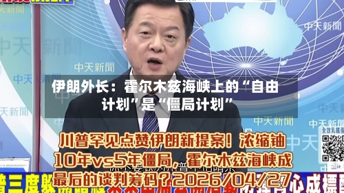 伊朗外长：霍尔木兹海峡上的“自由计划”是“僵局计划”-第3张图片