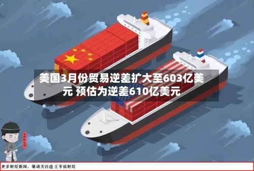 美国3月份贸易逆差扩大至603亿美元 预估为逆差610亿美元-第2张图片