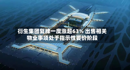 衍生集团复牌一度涨超63% 出售相关物业事项处于指示性要价阶段-第3张图片