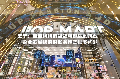 王宁：泡泡玛特的组织可能遇到挑战，企业发展快的时候会掩盖很多问题-第2张图片