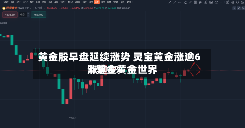 黄金股早盘延续涨势 灵宝黄金涨逾6%紫金黄金世界涨逾5%