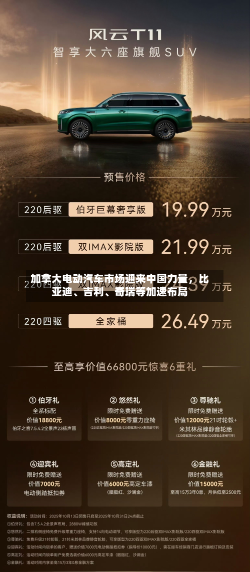 加拿大电动汽车市场迎来中国力量	，比亚迪、吉利、奇瑞等加速布局-第3张图片