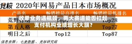 收单业务遇瓶颈，两大赛道能否扛起支付机构业绩增长大旗？-第2张图片