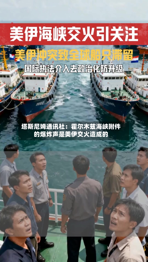 塔斯尼姆通讯社：霍尔木兹海峡附件的爆炸声是美伊交火造成的