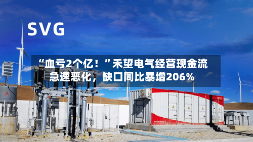 “血亏2个亿！	”禾望电气经营现金流急速恶化，缺口同比暴增206%-第2张图片
