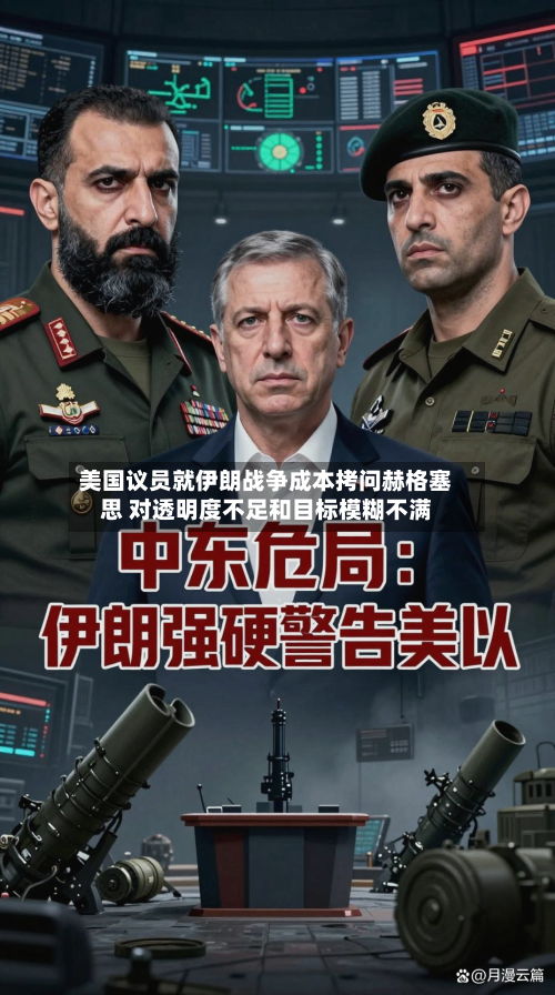 美国议员就伊朗战争成本拷问赫格塞思 对透明度不足和目标模糊不满